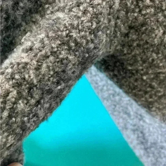 Eileen fisher grey long zip up coat in size xl - Picture 8 of 10